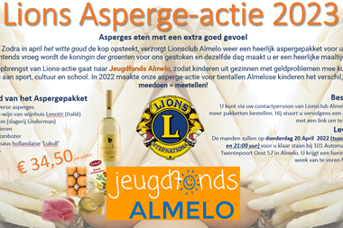 Asperge-actie 2023 voor Jeugdfonds Almelo