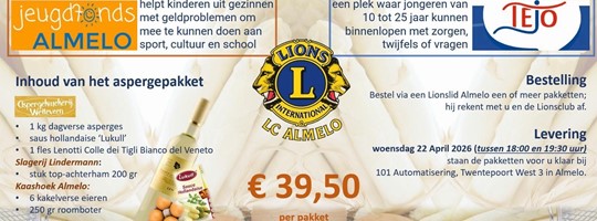 Lions Asperge actie 2026